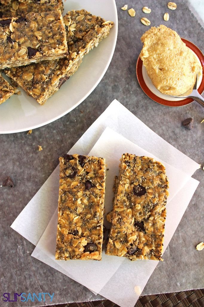 Peanut Butter Chia Granola Bars Recipe