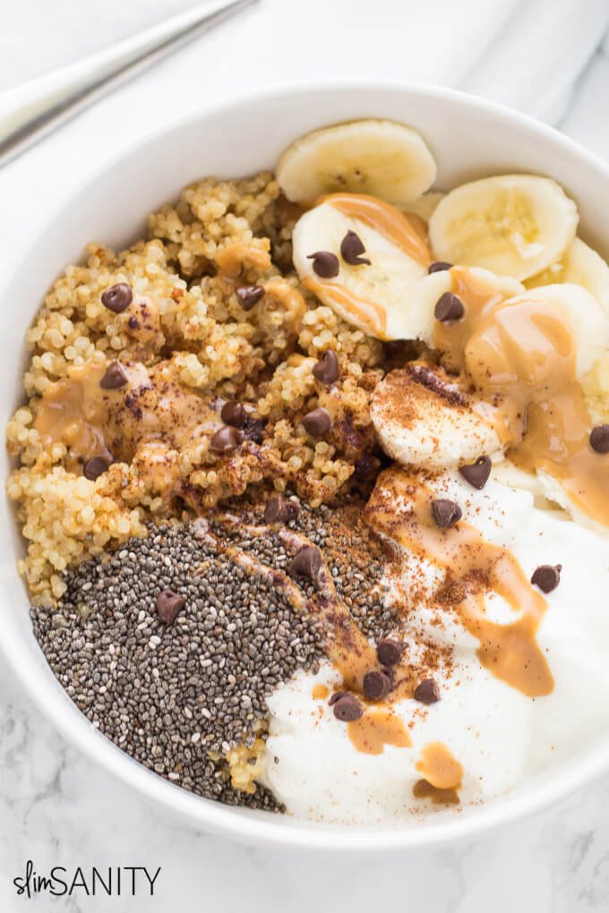 Greek Yogurt and Quinoa Breakfast Bowls 4