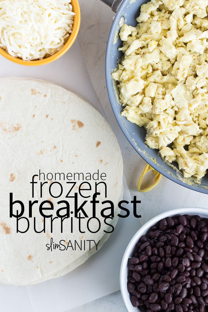 Homemade Frozen Breakfast Burritos 1