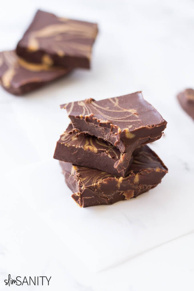 No Bake Healthy Peanut Butter Fudge 10