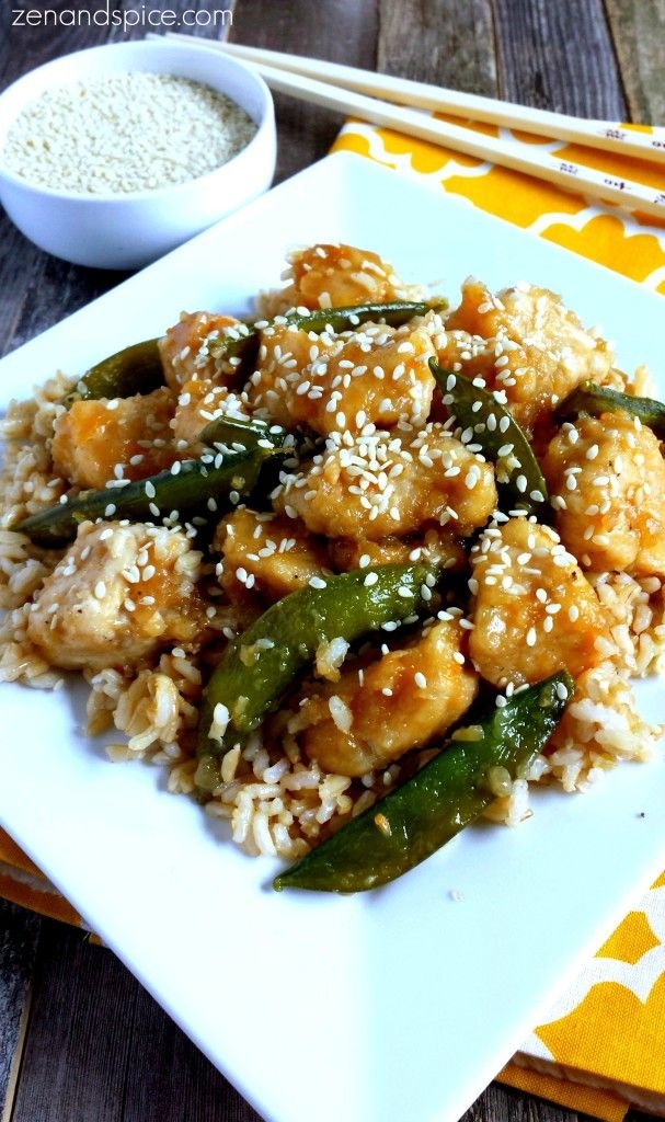 Skinny Orange Chicken 1