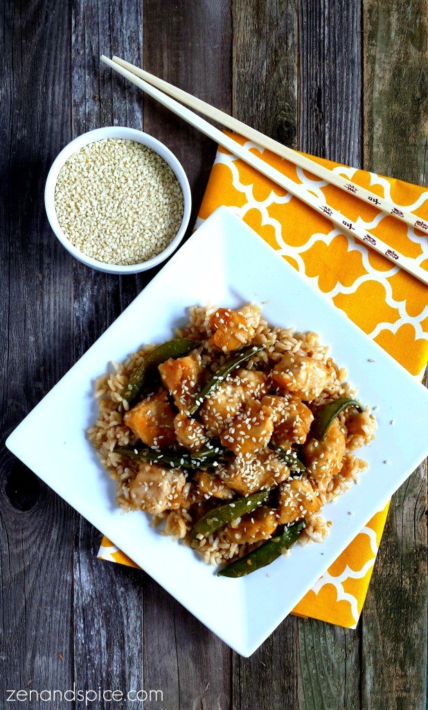 Skinny Orange Chicken