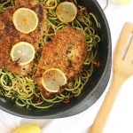 almond crusted chicken with lemony zucchini noodles 3 1