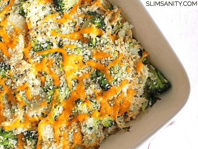 Healthier Broccoli Chicken Casserole Recipe