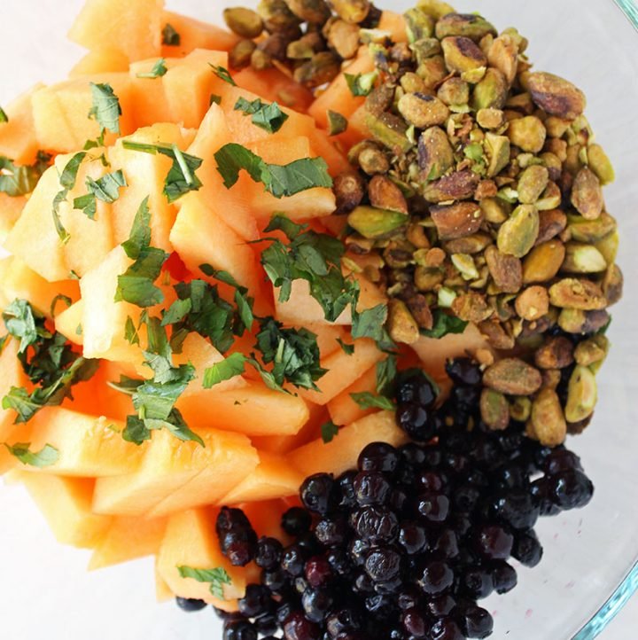 Mint Pistachio Fruit Salad Slim Sanity